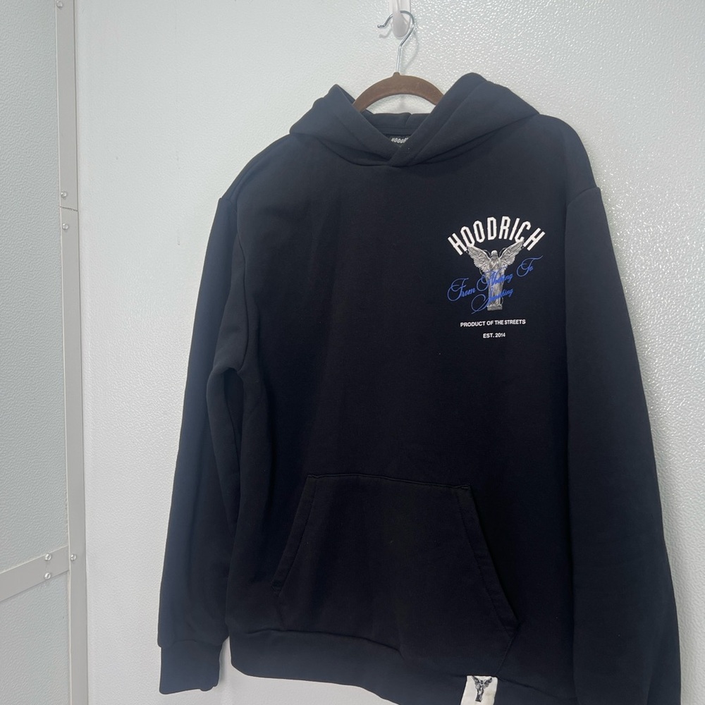Hoodrich Angel Graphic Hoodie XL – “From Nothing to Something”